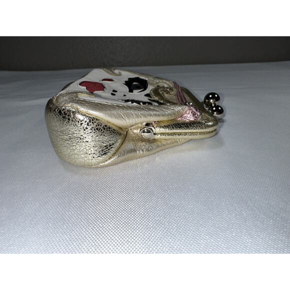 Brighton Coin Purse Fashionista Face Retired HTF Starlet Kiss Lock Wallet - Picture 5 of 7